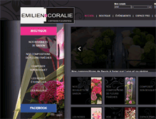 Tablet Screenshot of emiliencoralie.com